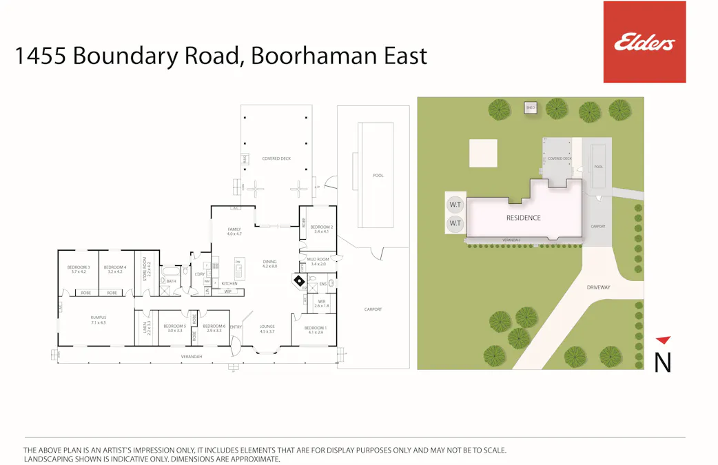 1455 Boundary Road, Boorhaman, VIC, 3678 - Floorplan 1