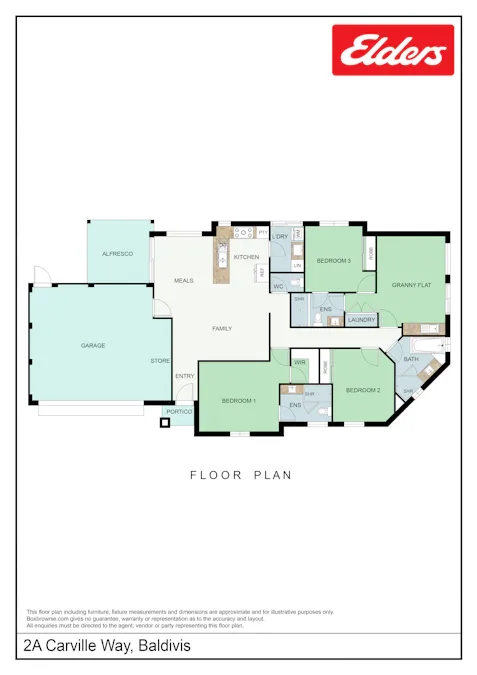 2A Carville Way, Baldivis, WA, 6171 - Floorplan 1