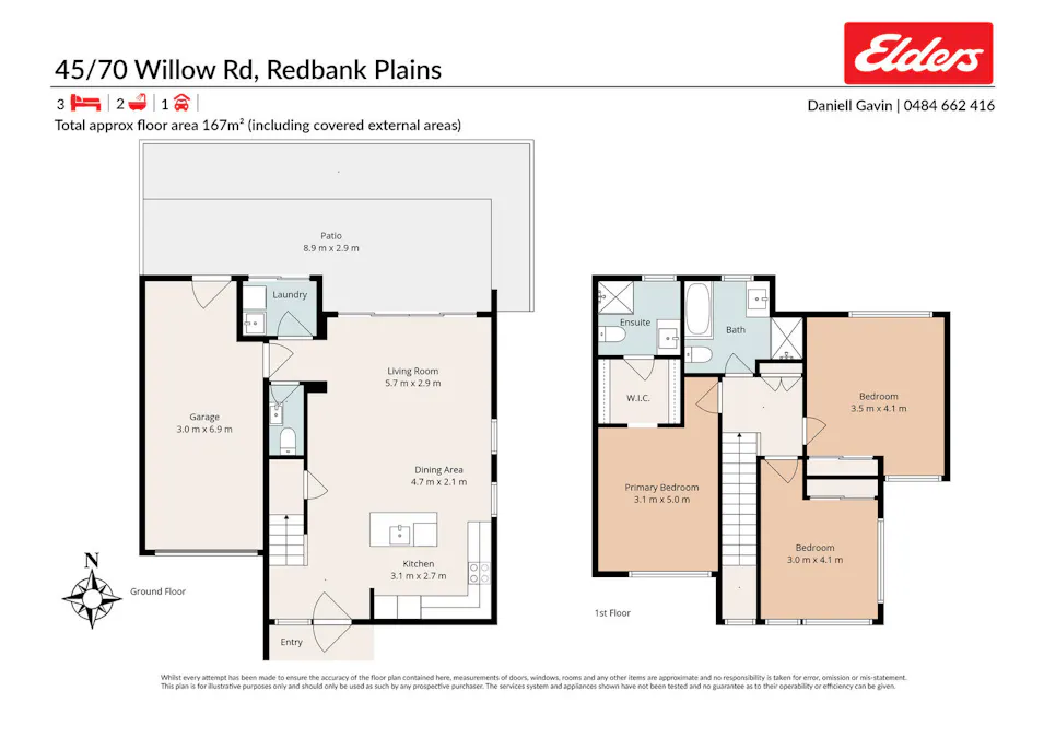 45/70 Willow Road, Redbank Plains, QLD, 4301 - Floorplan 1