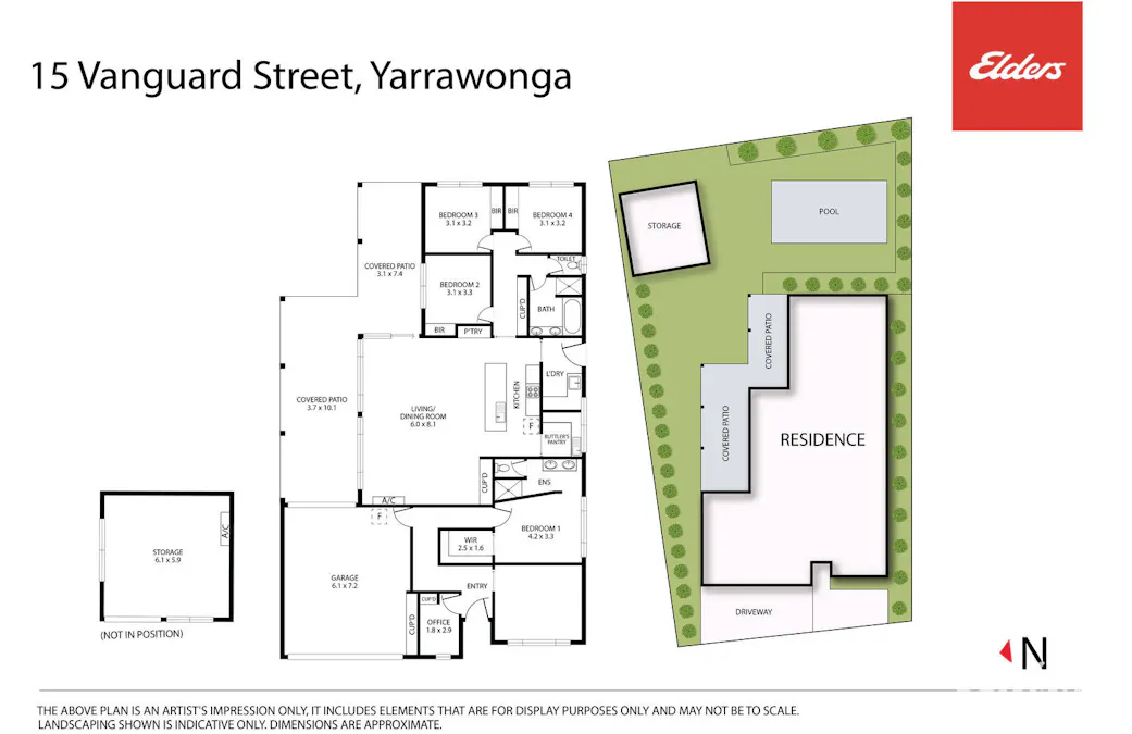 15 Vanguard Street, Yarrawonga, VIC, 3730 - Floorplan 1