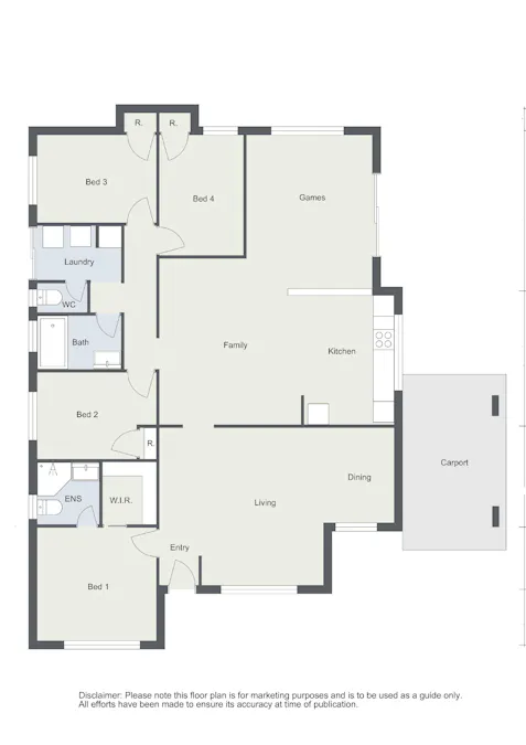 10 Kookaburra Way, Capel, WA, 6271 - Floorplan 1