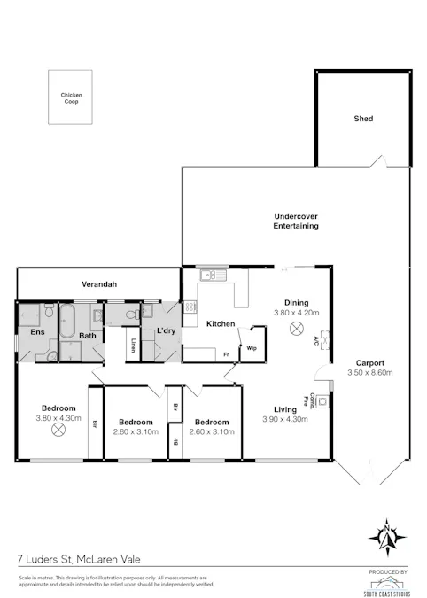 7 Luders Street, Mclaren Vale, SA, 5171 - Floorplan 1