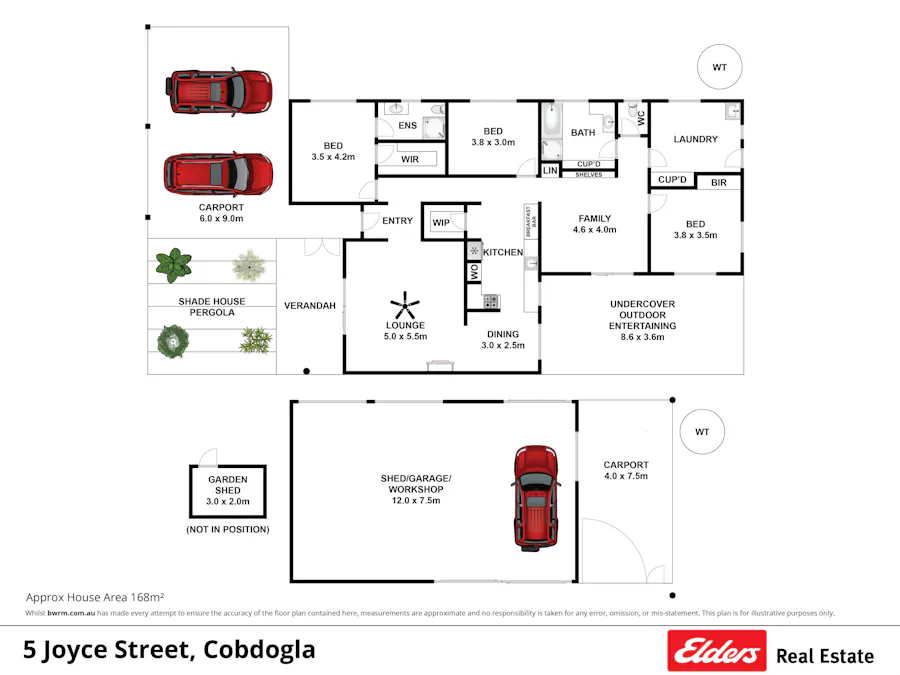 5 Joyce Street, Cobdogla, SA, 5346 - Floorplan 1