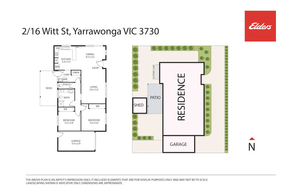 2/16 Witt Street, Yarrawonga, VIC, 3730 - Floorplan 1