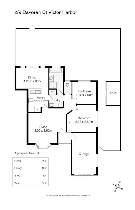 2/9 Davoren Court, Victor Harbor, SA, 5211 - Floorplan 1