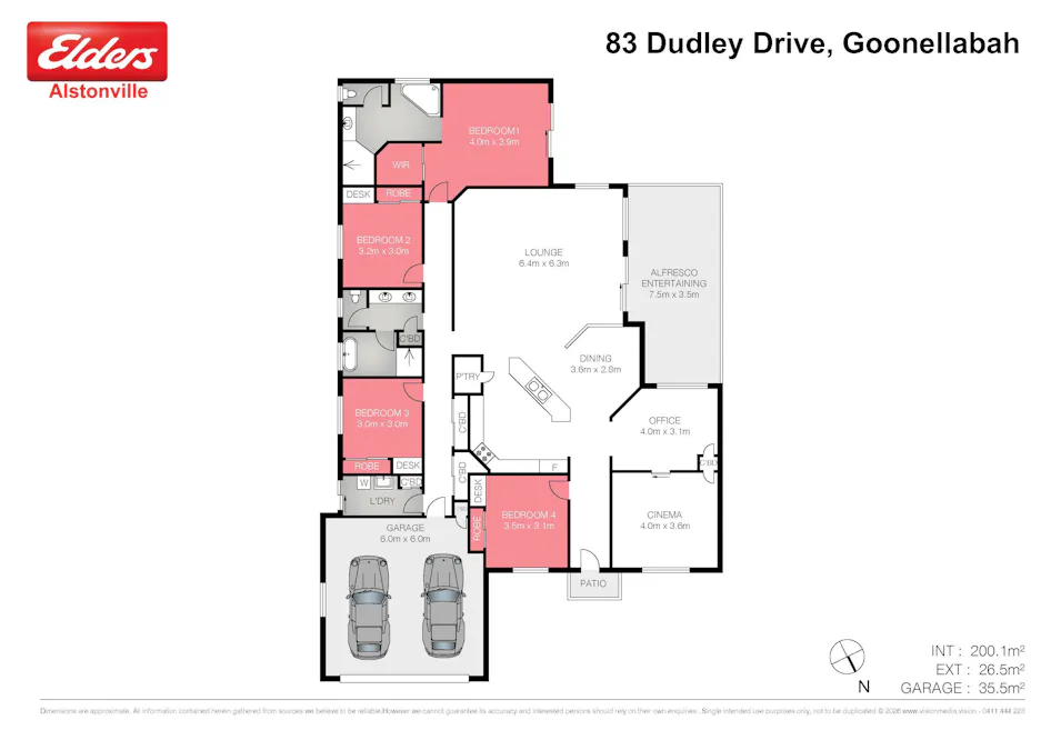 83 Dudley Drive, Goonellabah, NSW, 2480 - Floorplan 1