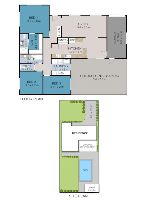 165 Third Avenue, Narromine, NSW, 2821 - Floorplan 1