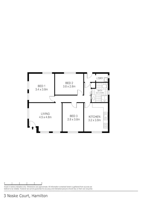 3 Noske Court, Hamilton, VIC, 3300 - Floorplan 1