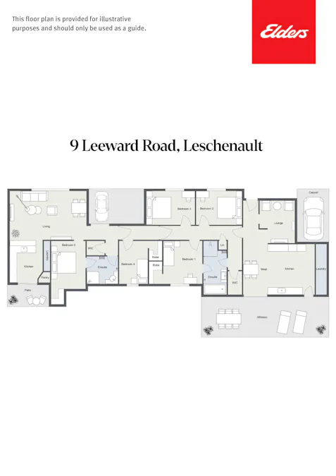 9 Leeward Road, Leschenault, WA, 6233 - Floorplan 1