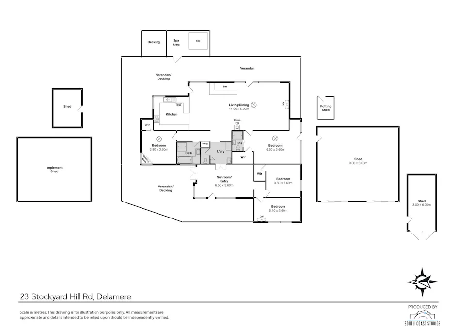 23 Stockyard Hill Road, Delamere, SA, 5204 - Floorplan 1