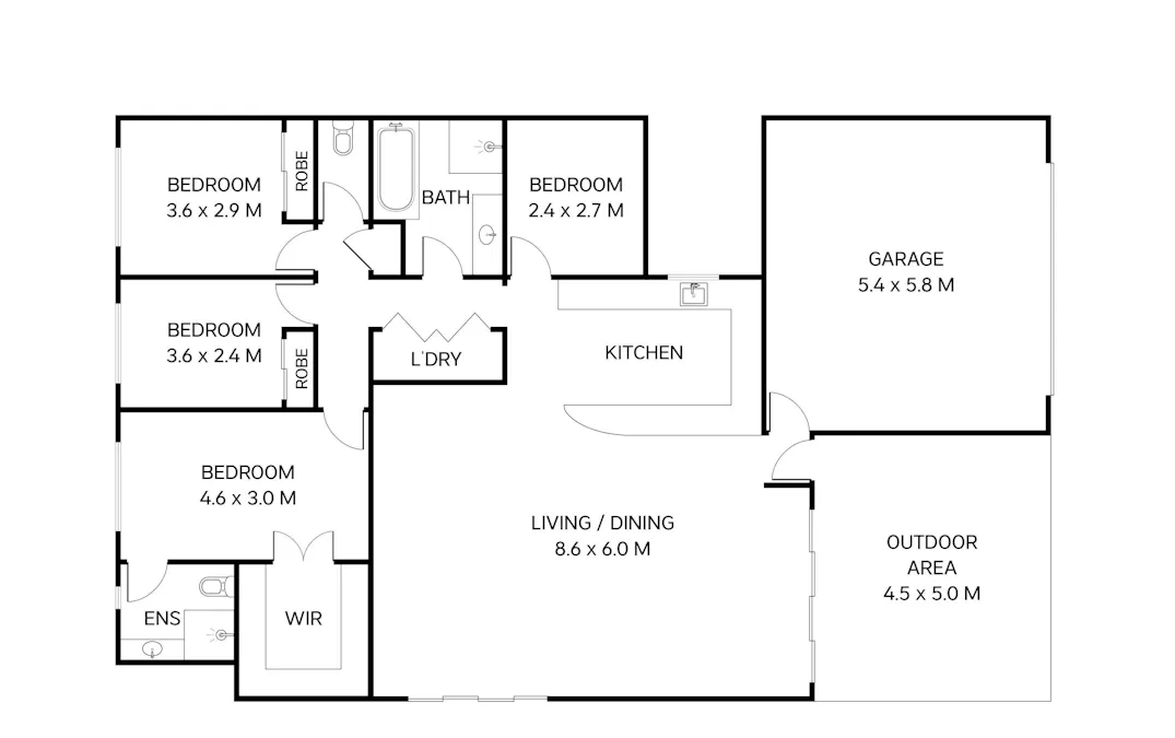 5/224 Herries Street, Newtown, QLD, 4350 - Floorplan 1
