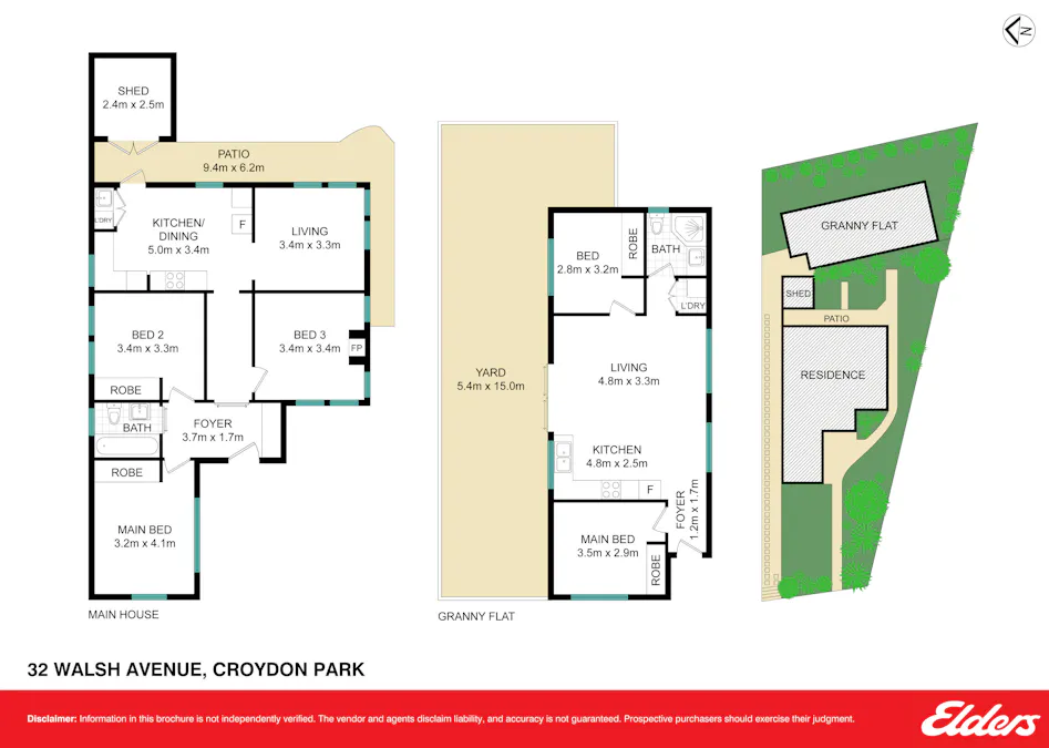 32 Walsh Avenue, Croydon Park, NSW, 2133 - Floorplan 1