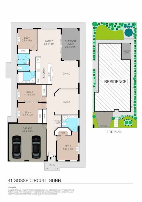 41 Gosse Circuit, Gunn, NT, 0832 - Floorplan 1