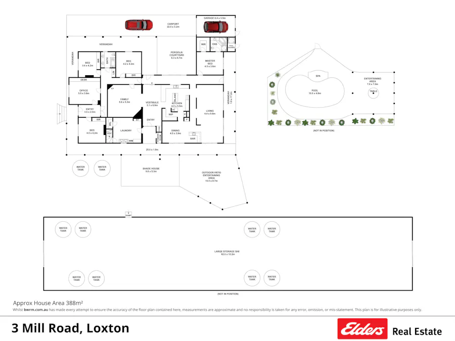 3 Mill Road, Loxton, SA, 5333 - Floorplan 1