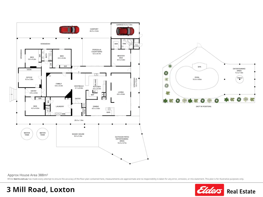 3 Mill Road, Loxton, SA, 5333 - Floorplan 2
