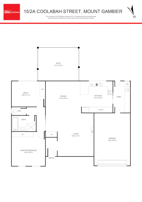 15/2A Coolabah Street, Mount Gambier, SA, 5290 - Floorplan 1