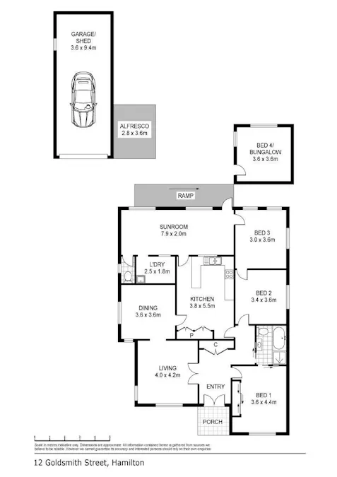 12 Goldsmith Street, Hamilton, VIC, 3300 - Floorplan 1