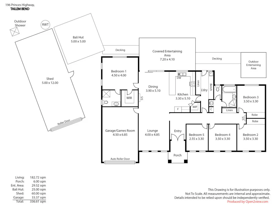196 Princes Highway, Tailem Bend, SA, 5260 - Floorplan 1