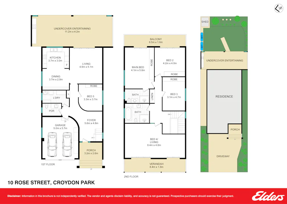 10 Rose Street, Croydon Park, NSW, 2133 - Floorplan 1