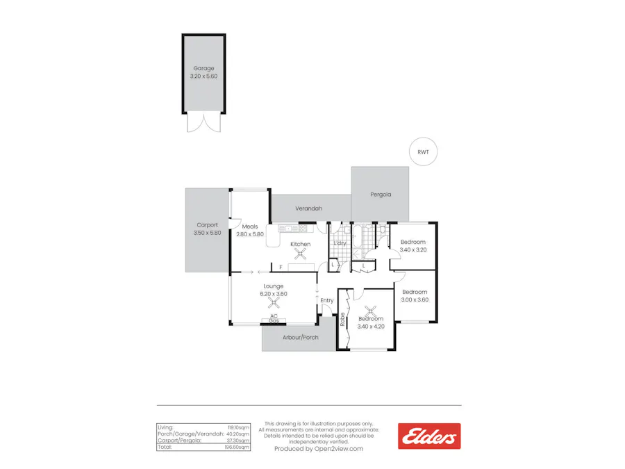33 Edith Terrace, Balaklava, SA, 5461 - Floorplan 1