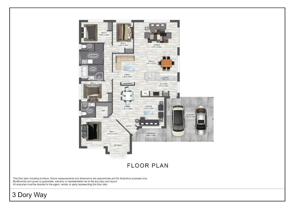 3 Dory Way, Warnbro, WA, 6169 - Floorplan 1