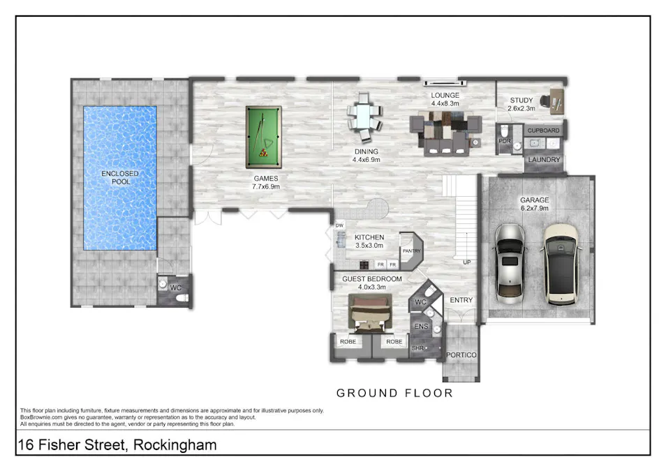 16 Fisher Street, Rockingham, WA, 6168 - Floorplan 1