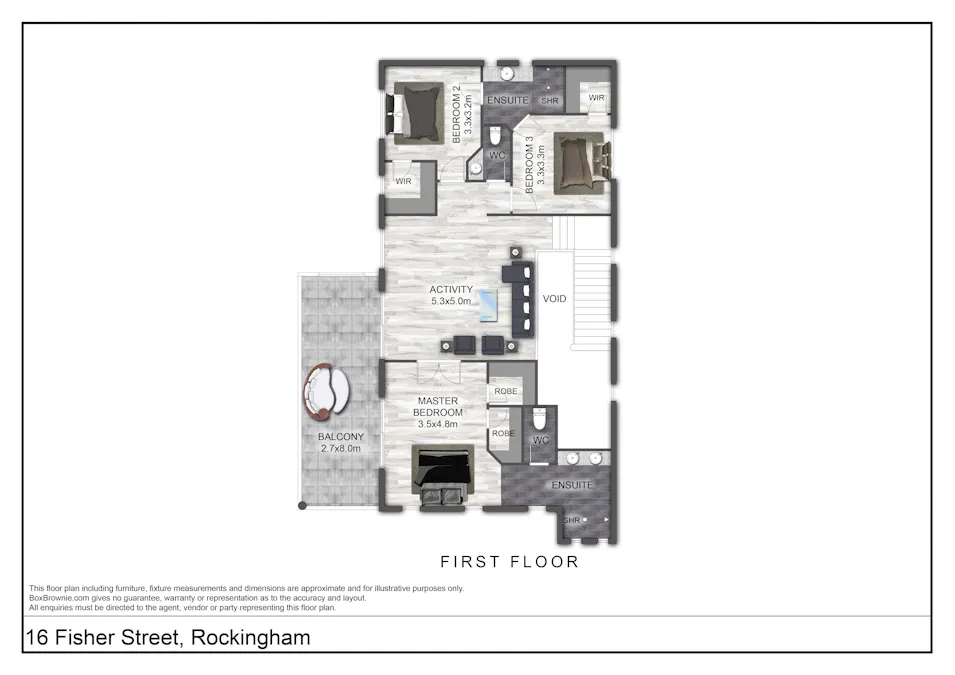 16 Fisher Street, Rockingham, WA, 6168 - Floorplan 2