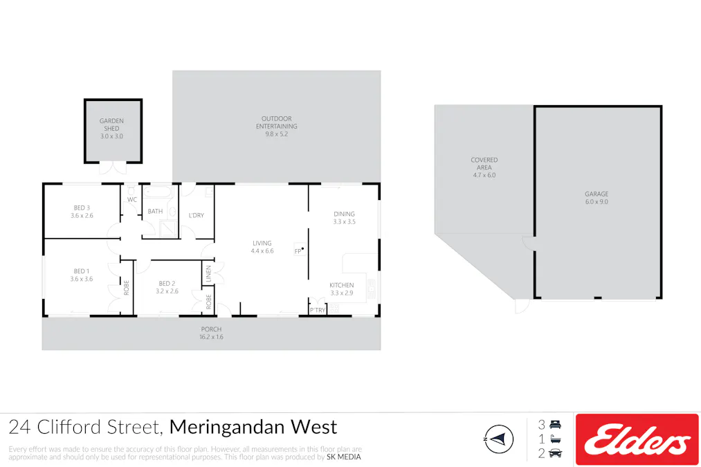 24 Clifford Street, Meringandan West, QLD, 4352 - Floorplan 1