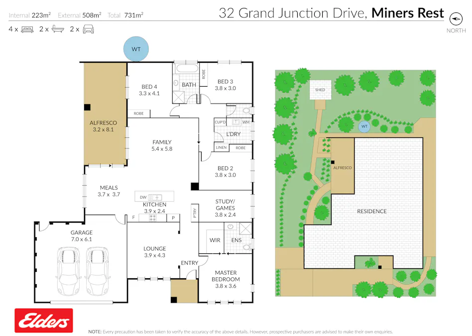 32 Grand Junction Drive, Miners Rest, VIC, 3352 - Floorplan 1