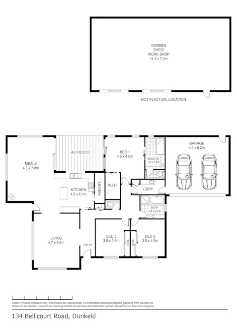134 Bellicourt Road, Dunkeld, VIC, 3294 - Floorplan 1