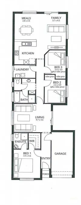 1 Dawn Street, Whyalla Stuart, SA, 5608 - Floorplan 1