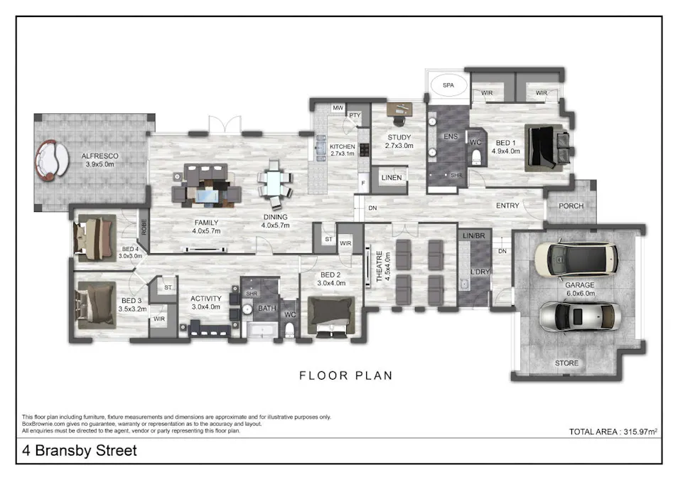 4 Bransby Street, Morley, WA, 6062 - Floorplan 1