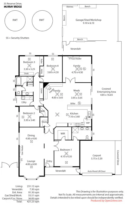 35 Reserve Drive, Murray Bridge, SA, 5253 - Floorplan 1