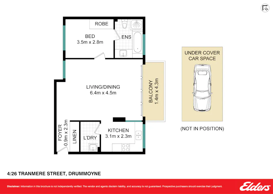 4/26 Tranmere Street, Drummoyne, NSW, 2047 - Floorplan 1