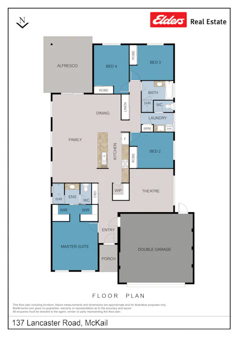 137 Lancaster Road, Mckail, WA, 6330 - Floorplan 1