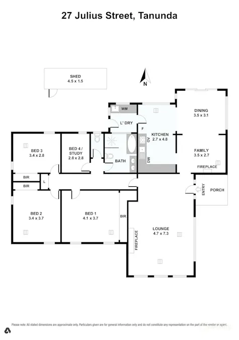27 Julius Street, Tanunda, SA, 5352 - Floorplan 1
