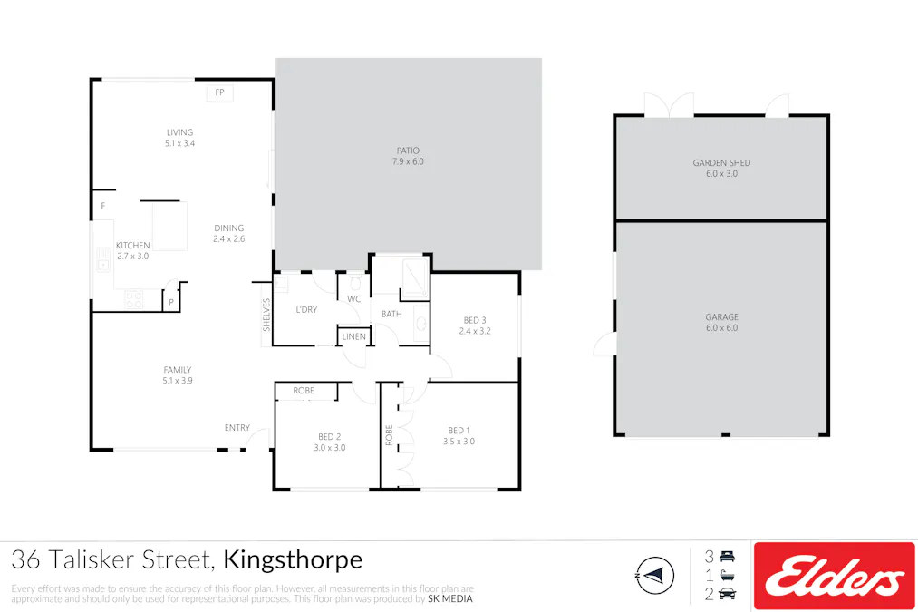 36 Talisker Street, Kingsthorpe, QLD, 4400 - Floorplan 1