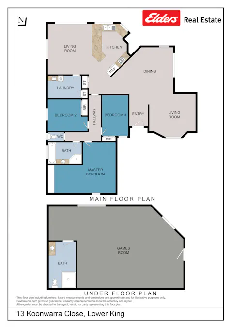 13 Koonwarra Close, Lower King, WA, 6330 - Floorplan 1
