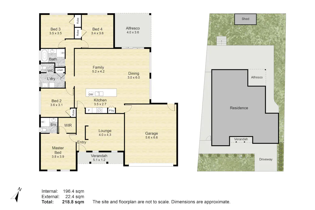 137 Throssell Street, Northam, WA, 6401 - Floorplan 1