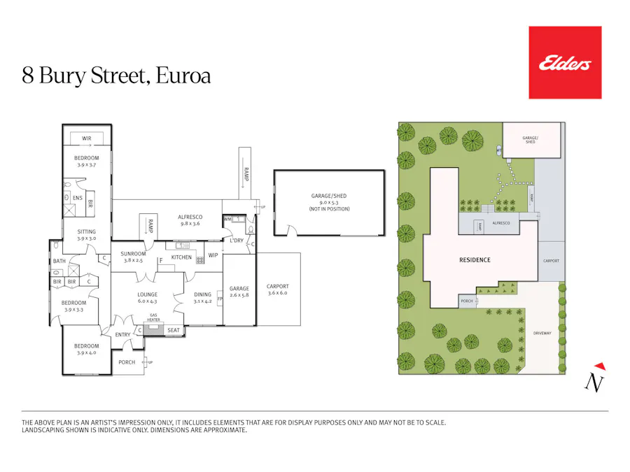8 Bury Street, Euroa, VIC, 3666 - Floorplan 1