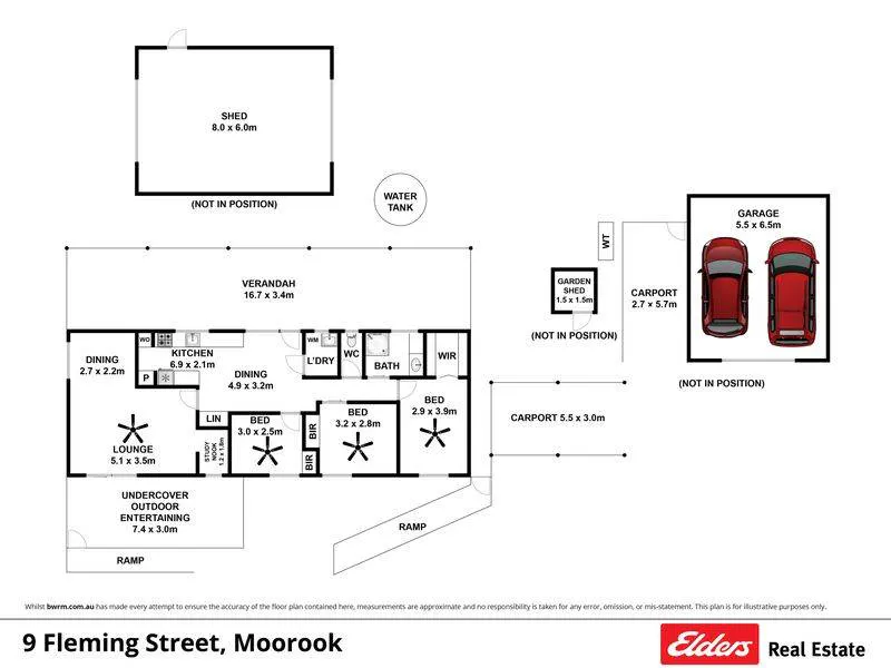 9  Fleming Street, Moorook, SA, 5332 - Floorplan 1