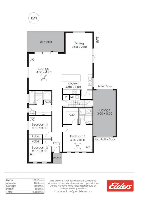 26A West Terrace, Clare, SA, 5453 - Floorplan 1