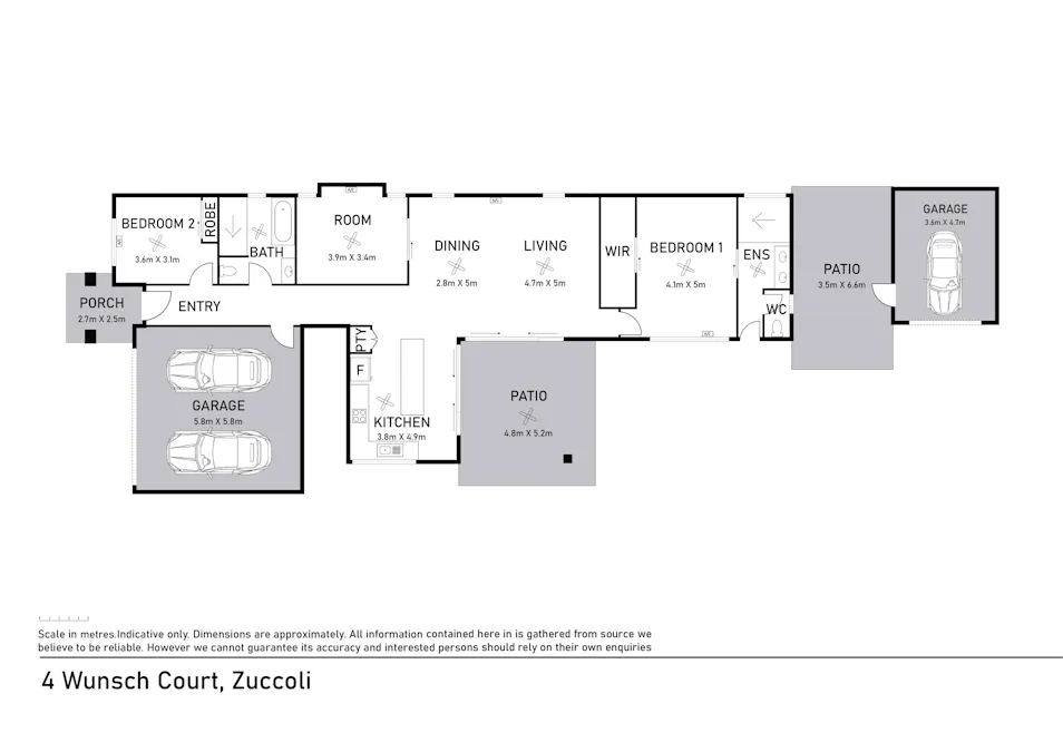 4 Wunsch Court, Zuccoli, NT, 0832 - Floorplan 1