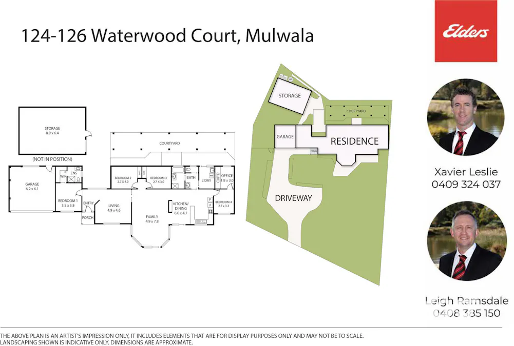124-126 Waterwood Court, Mulwala, NSW, 2647 - Floorplan 1