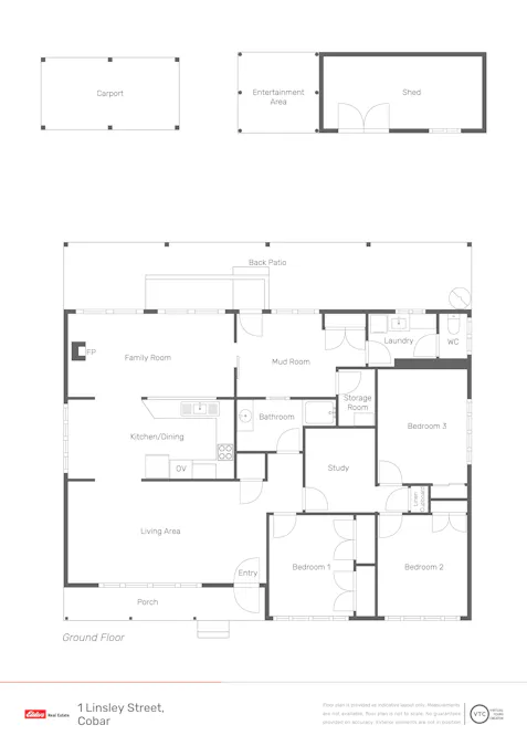 1 Linsley Street, Cobar, NSW, 2835 - Floorplan 1