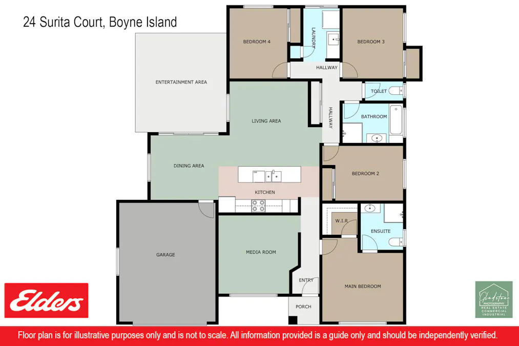 24 Surita Court, Boyne Island, QLD, 4680 - Floorplan 1