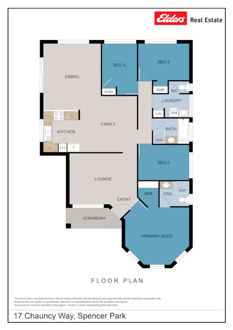 17 Chauncy Way, Spencer Park, WA, 6330 - Floorplan 1