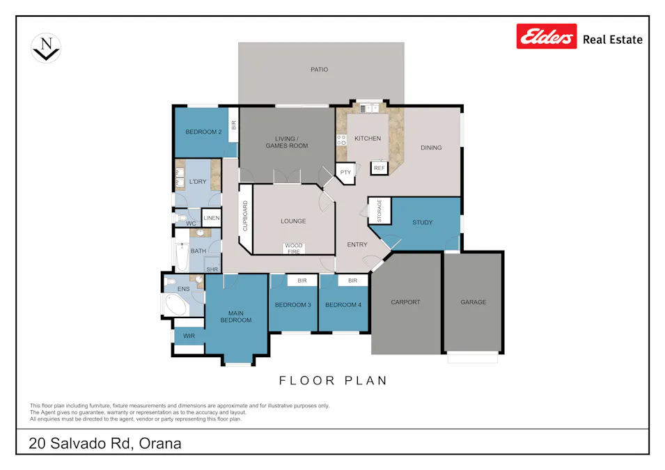 20 Salvado Road, Orana, WA, 6330 - Floorplan 1