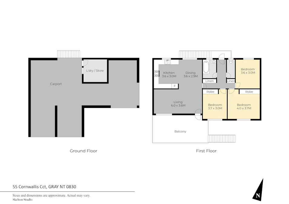 55 Cornwallis Circuit, Gray, NT, 0830 - Floorplan 1