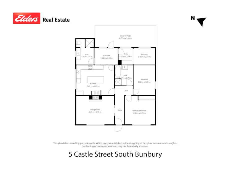 5 Castle Street, South Bunbury, WA, 6230 - Floorplan 1
